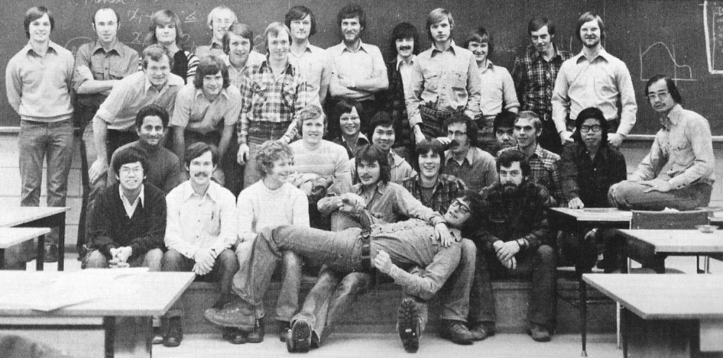The 1976 class of mechanical engineering from the Schulich School of Engineering