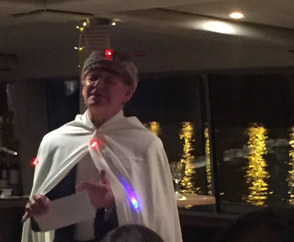 The esteemed Astronac shares his sagacious wisdom with the Space Innovation Congress delegates